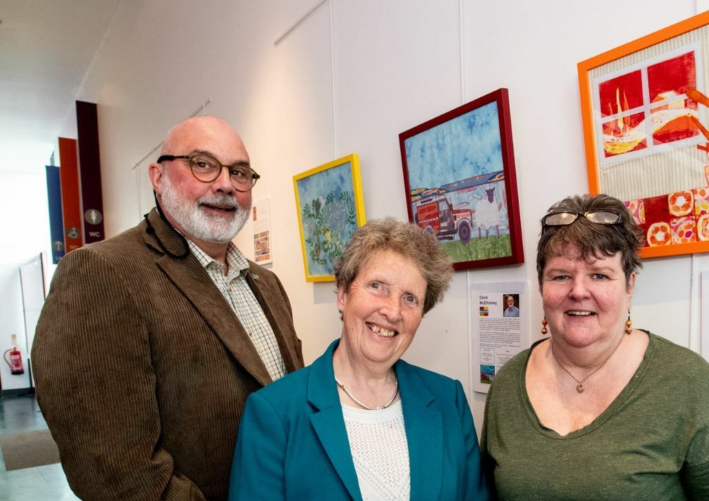 Dementia NI's art exhibition challenging the stigma of dementia arrives in Newtownards!
