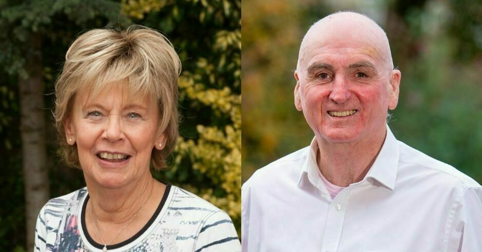 Dementia NI Founding Members Frances Cousley and John McErlane