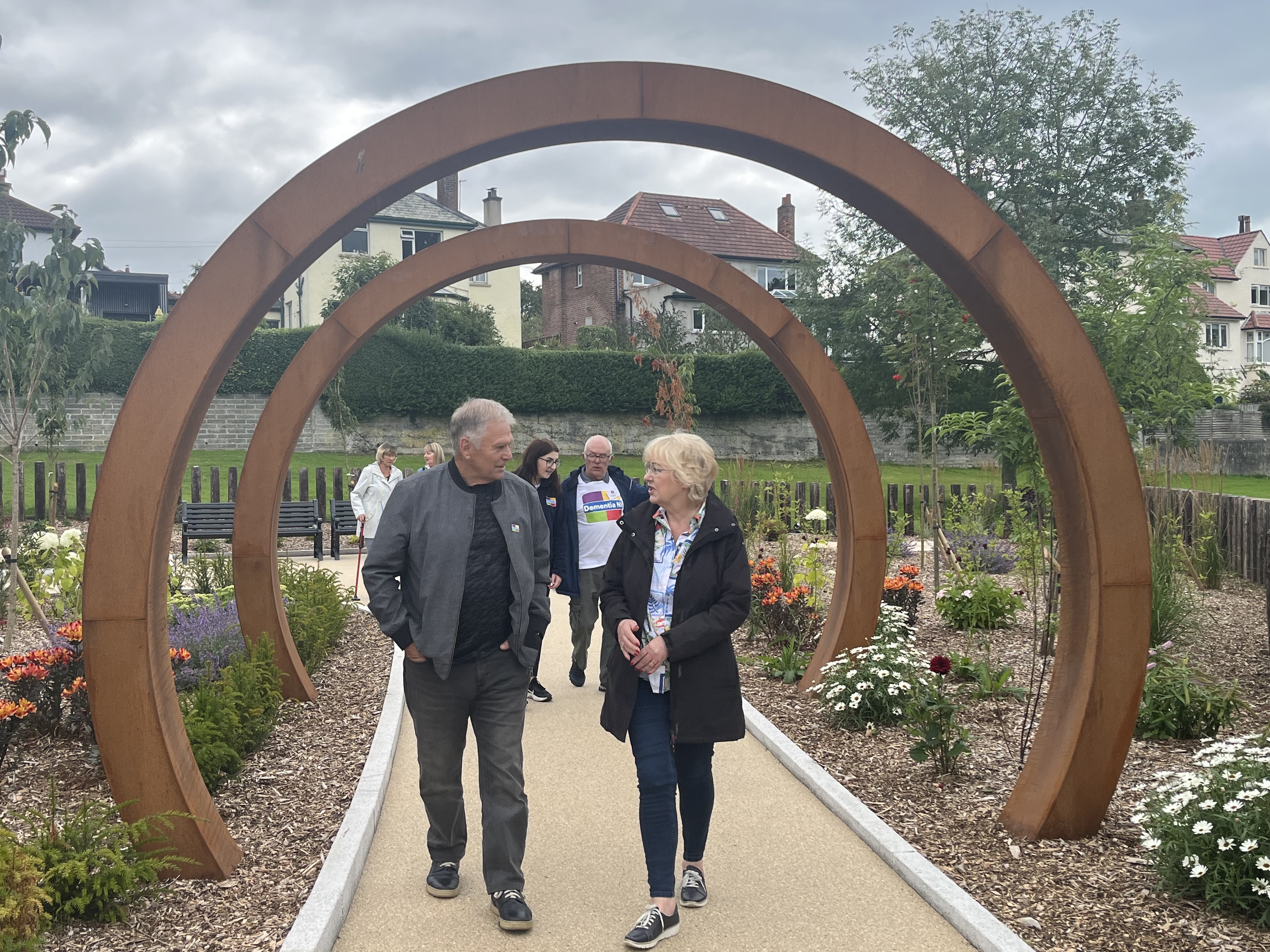 New garden at Ward Park opens after Dementia NI member consultation