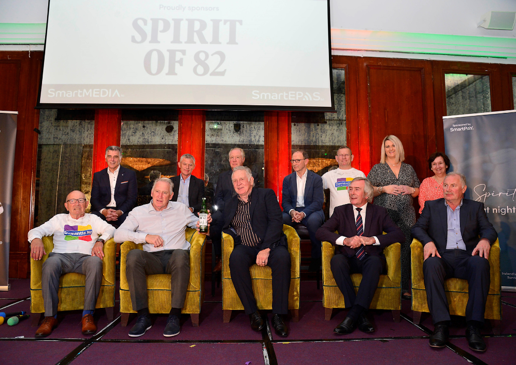 Footballing Legends Raise Money For Dementia NI And Meet Our Members At Spirit Of '82 Event